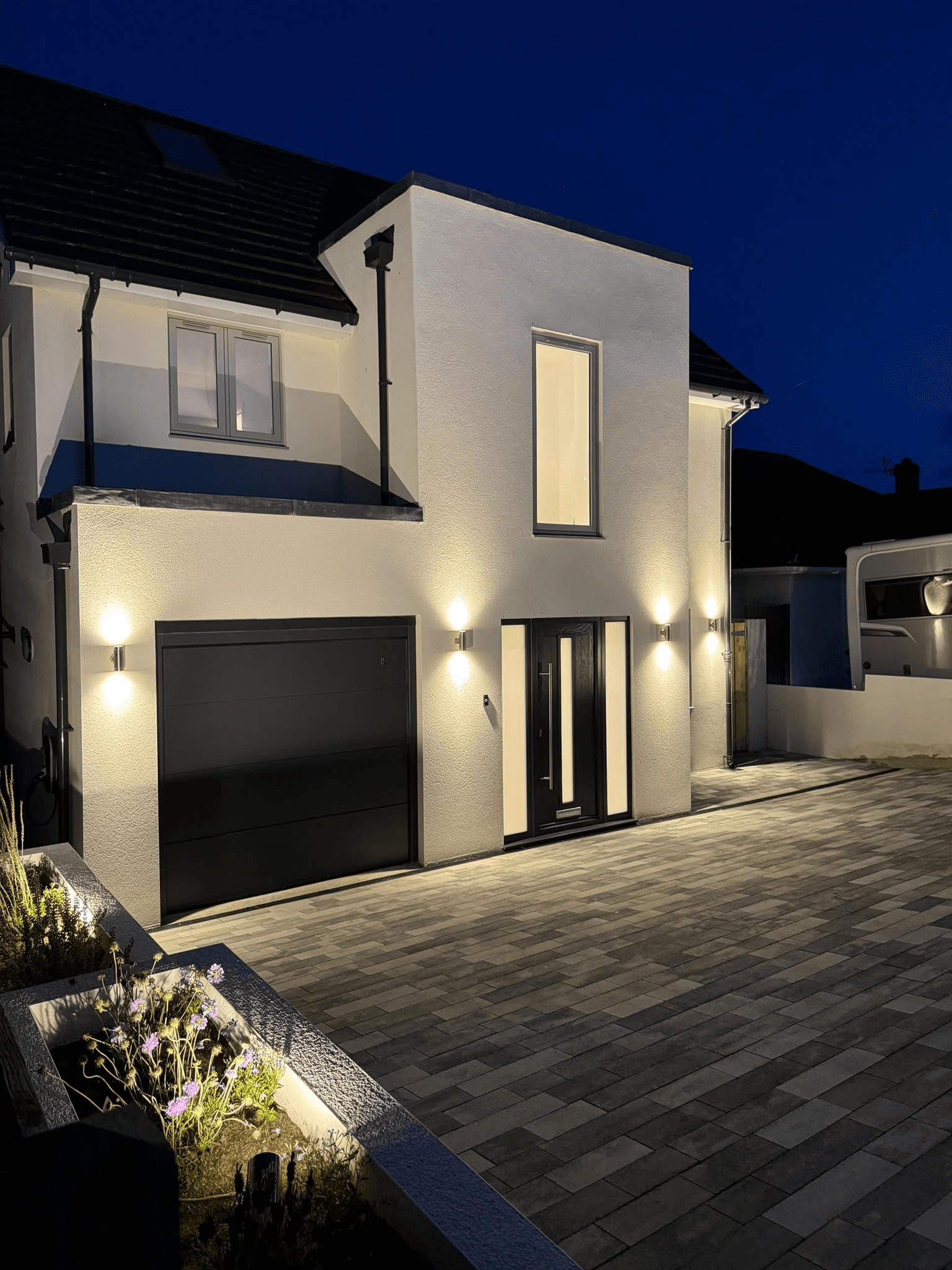 Kitchen lighting installation by Evans All Electrical
